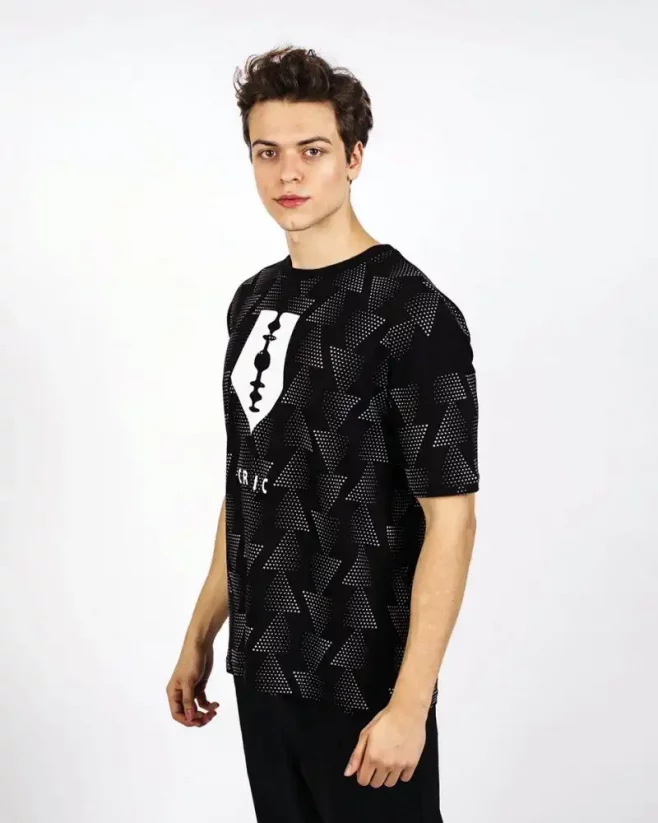 Čierne pánske tričko OX TAKE OFF - Veľkosť: M
