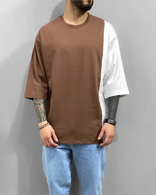 Pánské hnědá tričko Black Island Double - Velikost: M