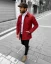 Elegant men's transitional burgundy jacket DJP90