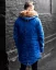 Zimná pánska rifľová bunda parka modrá OJ Denim