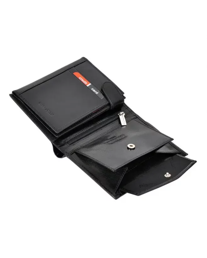 Čierna pánska kožená peňaženka Pierre Cardin YS520.1 326 RFID