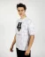 Biele pánske tričko OX TAKE OFF - Veľkosť: XL