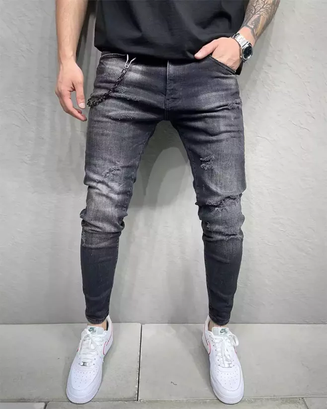Gray men's jeans 2Y Premium Trouble - Size: 33