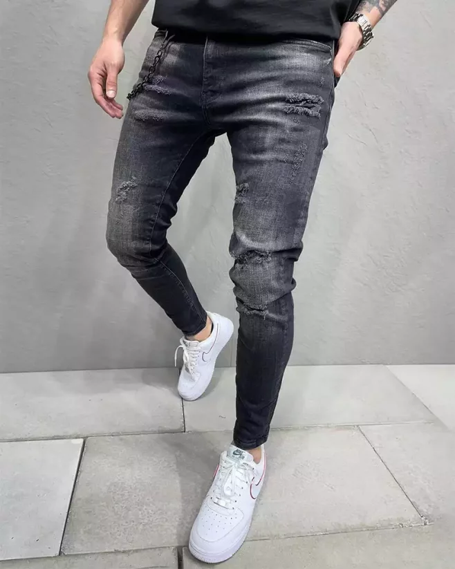 Gray men's jeans 2Y Premium Trouble - Size: 31