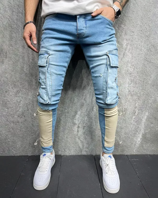 Modré pánské džíny 2Y Premium Group