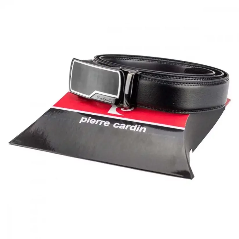 Men's leather belt with automatic buckle Pierre Cardin 530 HY01