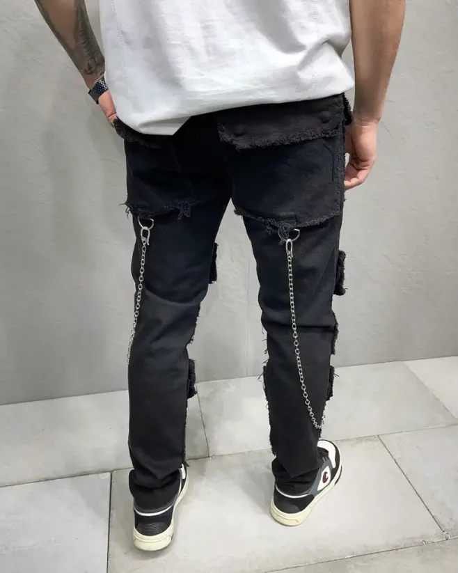 Black men's jeans 2Y Premium Follow - Size: 32