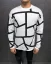 White men's sweater 2Y Premium Minimalism - Size: M