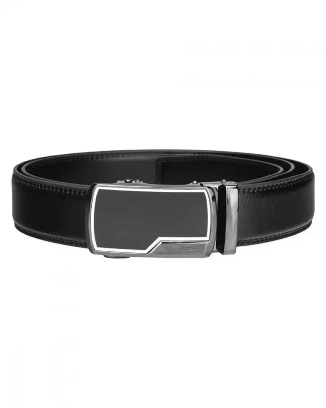 Men's leather belt with automatic buckle Pierre Cardin 530 HY01