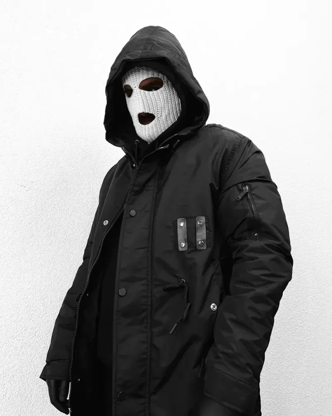 Voděodolná pánská zimní bunda parka černá OJ Numb