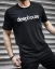 Black men's T-shirt OT SS Deephouse - Size: M