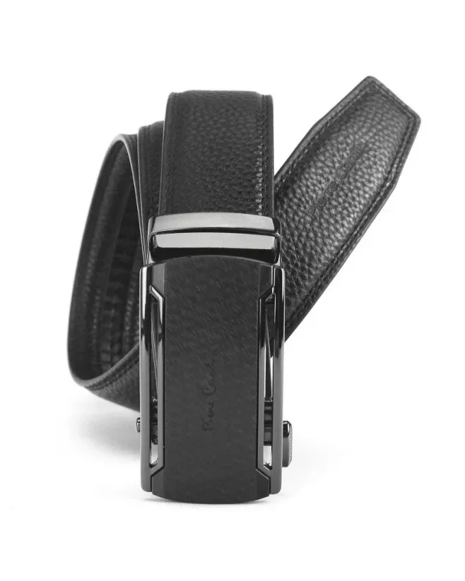 Men's leather belt with automatic buckle Pierre Cardin 541 545 HY08