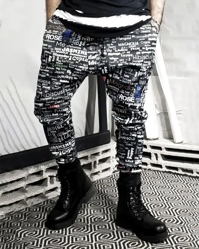 Men's jogger pants black OT SS Jasmine