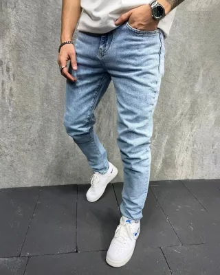 Světle-modré pánské džíny 2Y Premium Mind