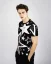 Čierne pánske tričko OX Stars - Veľkosť: S