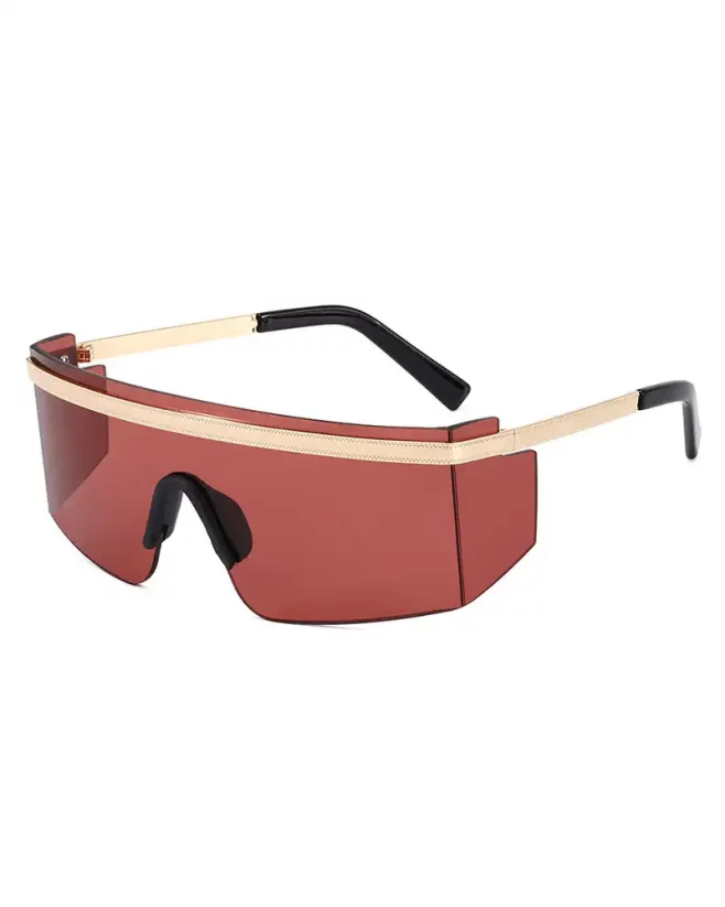 Sunglasses Monolens - Color: Červená