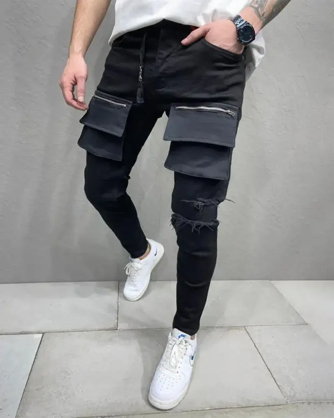 Black men's jeans 2Y Premium Fast - Size: 31