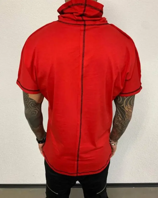Interesting red men's T-shirt Black Island - Size: M