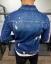 Torn men's denim jacket blue DR Magic - Size: S