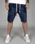 Tmavo-modré rifľové kraťasy Black Island Cargo - Size: M