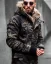 Maskáčová pánska zimná bunda parka zelená OJ Legend - Veľkosť: S