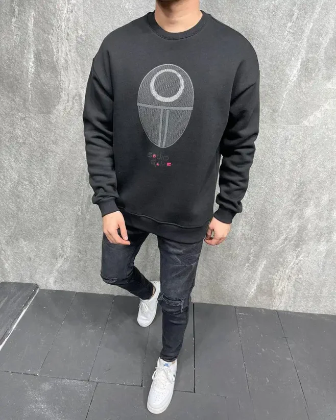 Black men's sweatshirt 2Y Premium Game