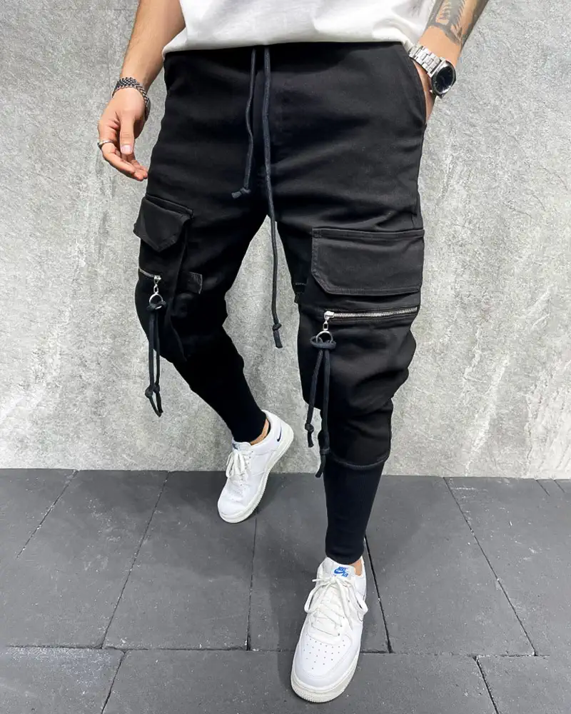 Black men's jogger jeans 2Y Premium Boss | Fashionformen.eu