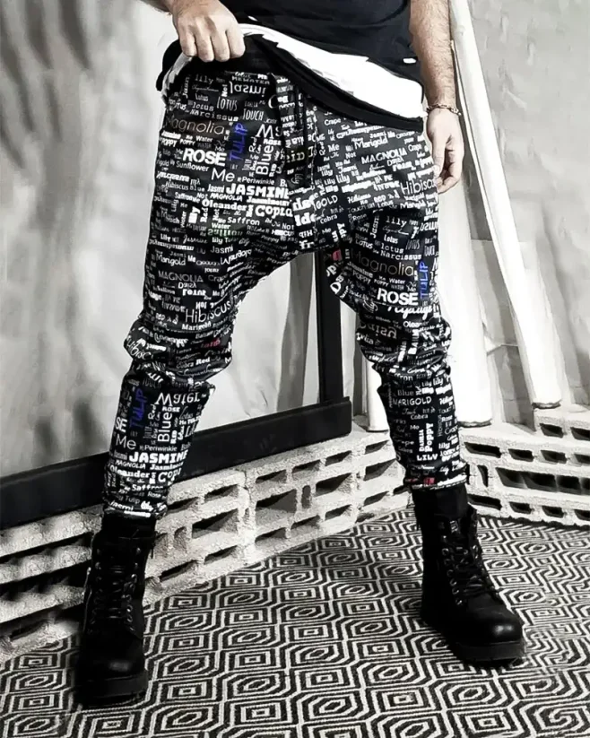 Men's jogger pants black OT SS Jasmine