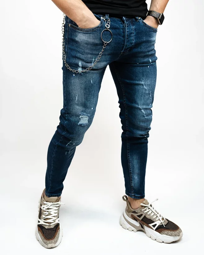 Blue men's jeans Grow - Size: 31