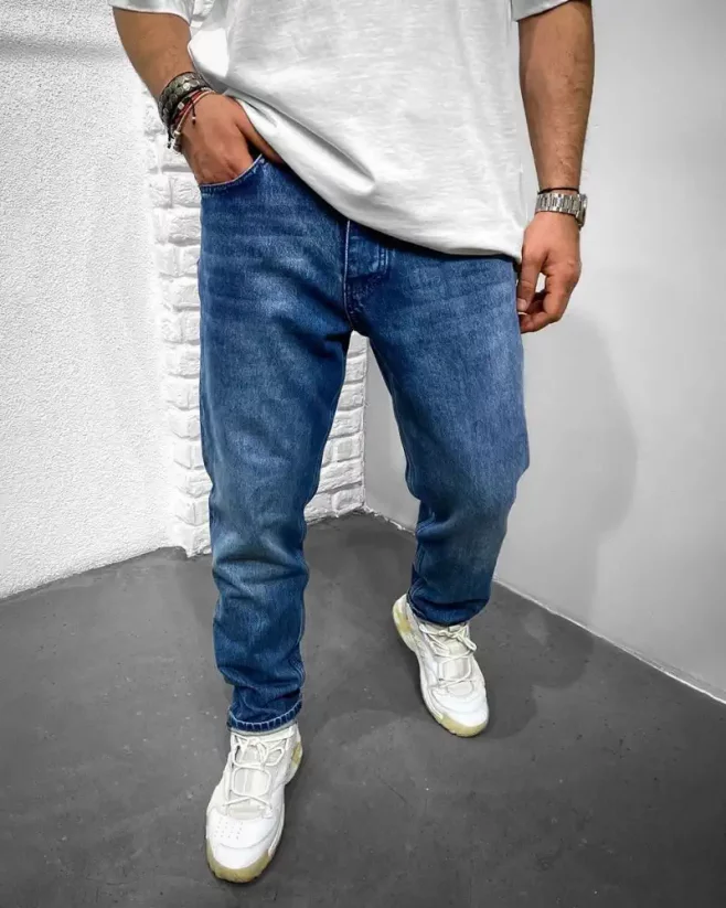 Blue men's jeans Black Island Stalker - Size: 29