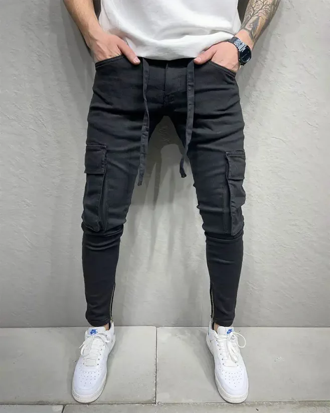 Černé pánské džíny 2Y Premium Affect