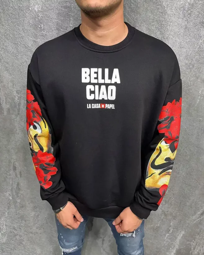 Black men's sweatshirt 2Y Premium Bella Ciao