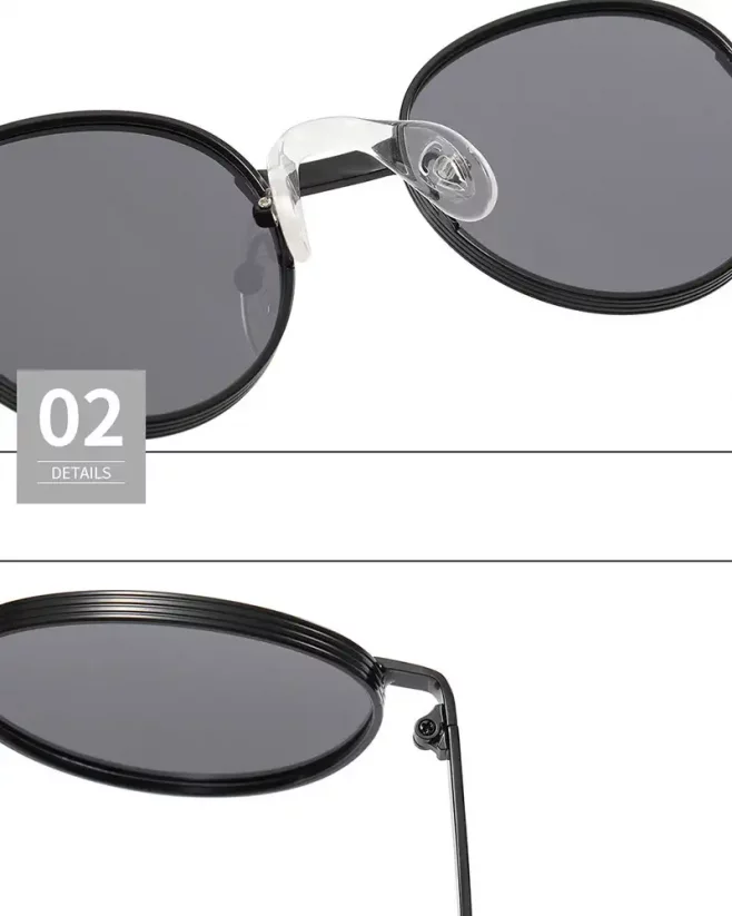 Sunglasses Round Metal