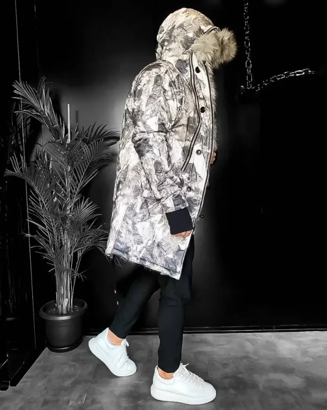 Pánská maskáčová zimní bunda parka OJ Wild