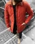 Elegantní pánská přechodná bunda červená DJP90 - Velikost: S