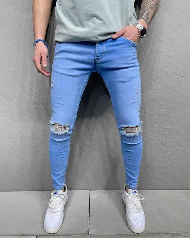 Modré pánské džíny 2Y Premium Laugh