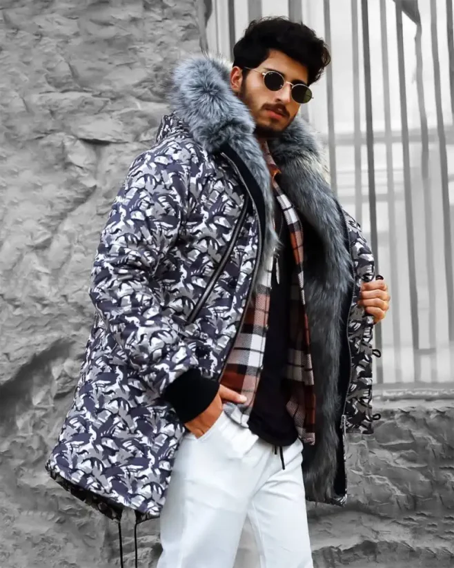 Men's camouflage winter jacket OJ Forrest
