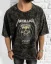 Vyšúchané pánske tričko Black Island Metallica béžové - Vyberte si veľkosť: S