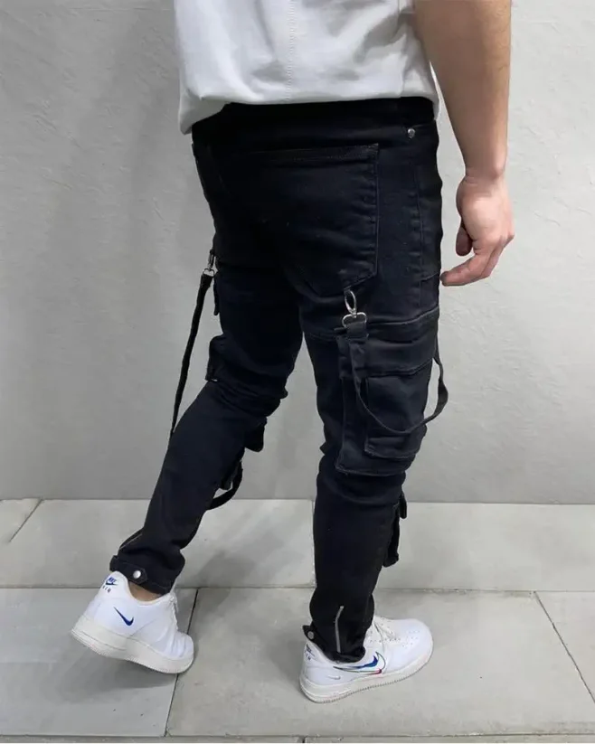 Black men's jogger jeans 2Y Premium Agent