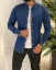 Tmavo-modrá pánska rifľová košeľa MR Chic - Veľkosť: M