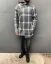 Men's poncho Black Island gray