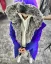 Men's winter jacket parka blue OJ Stranger