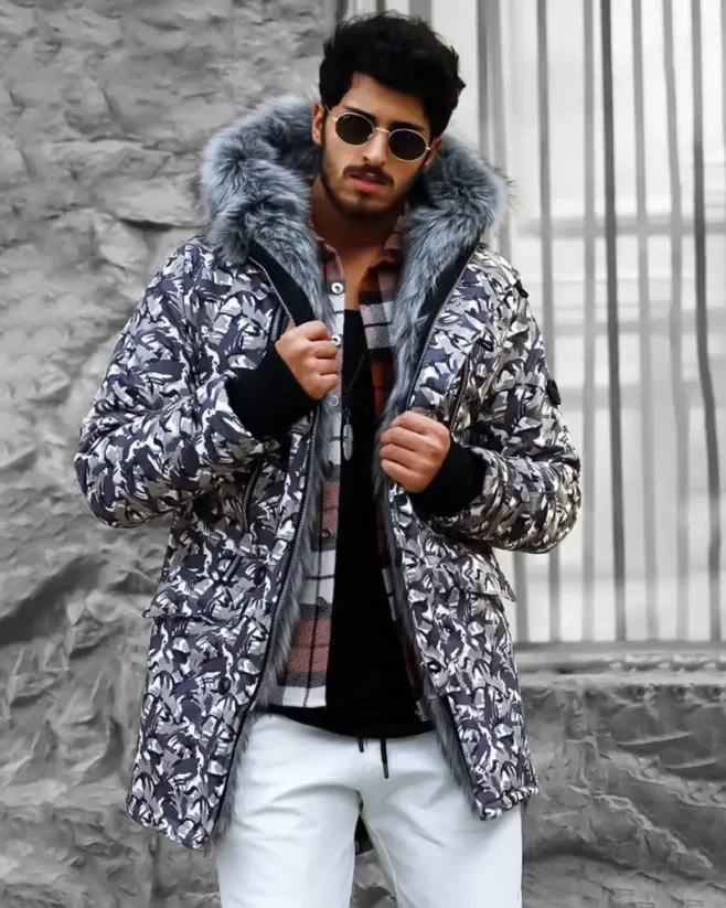 Men's camouflage winter jacket OJ Forrest