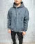 Anthracite men's hoodie 2Y Premium Love - Size: M