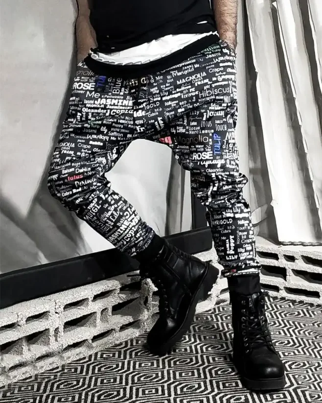 Men's jogger pants black OT SS Jasmine