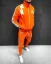 Stylish men's tracksuit orange 2Y Premium Flash - Size: M