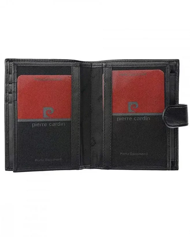 Black men's leather wallet Pierre Cardin TILAK06 331A RFID
