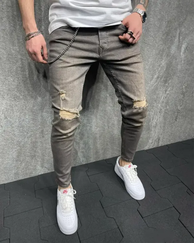 Brown men's jeans 2Y Premium Brown - Size: 30