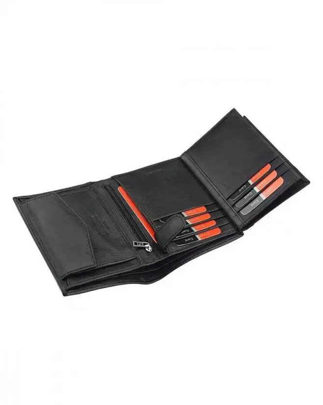 Black men's leather wallet Pierre Cardin TILAK06 326 RFID