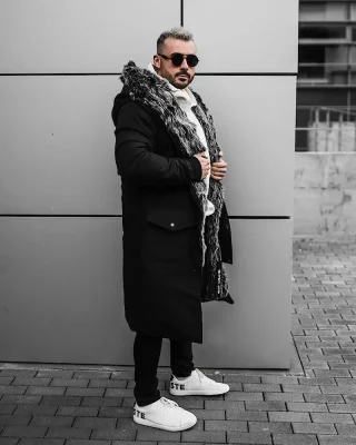 Pánská zimní bunda černá OJ Stranger